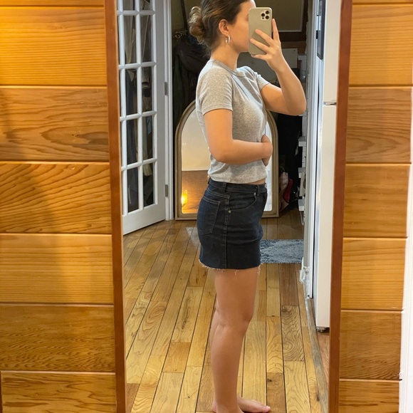 Dark Denim Skirt - Picture 2 of 2